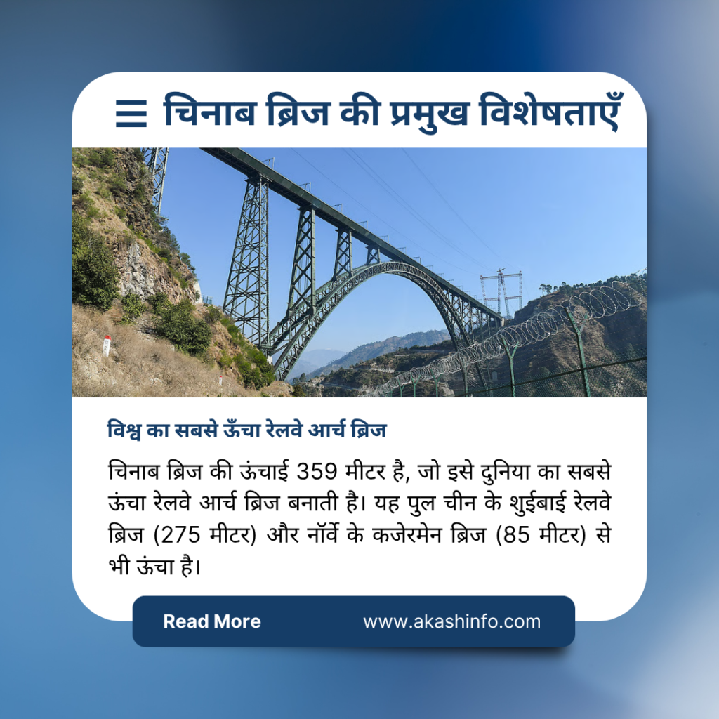 Chenab Railway Arch Bridge